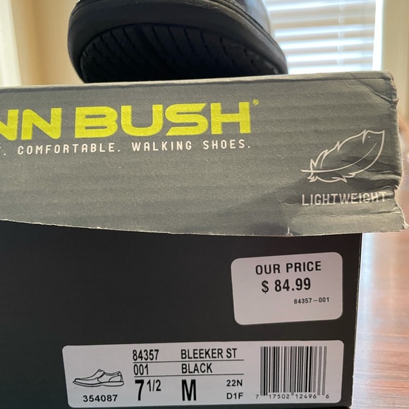 Nunn Bush Bleeker St Dress Shoes Slip-on Black Mens or Boys main image 4